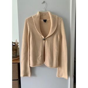 🌻 Calvin Klein Ecru Knit Cardigan